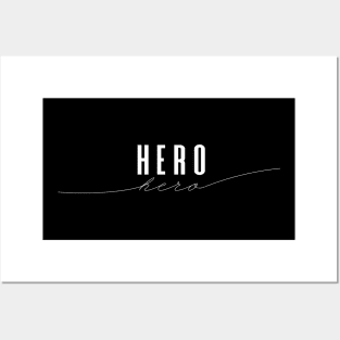 Hero - Elegant Minimal Design Posters and Art